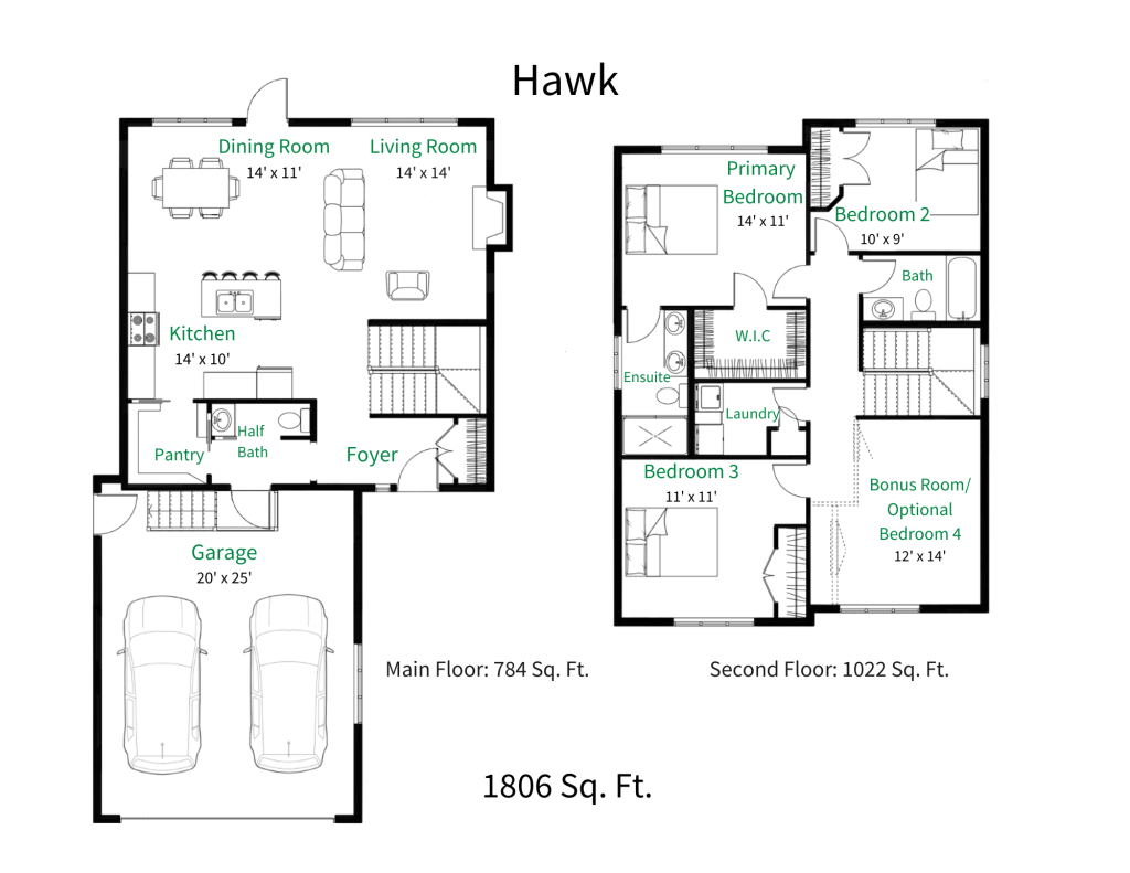 Hawk Floorplan