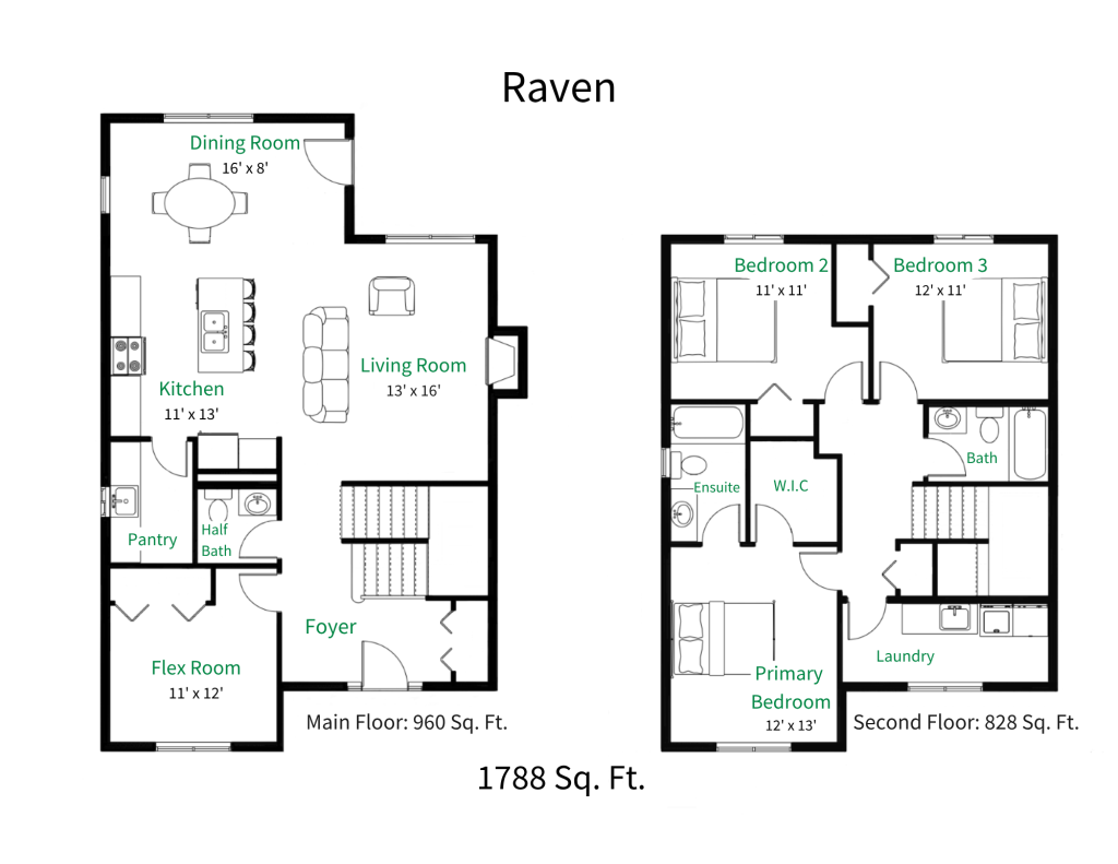 Raven Floorplan